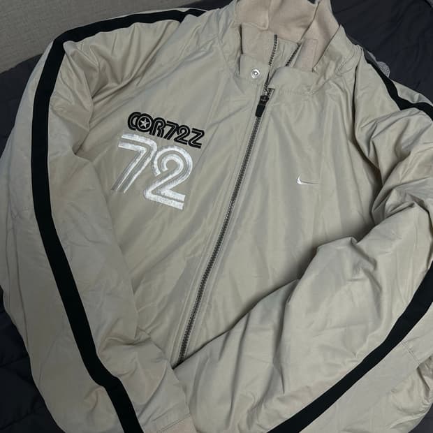 00s 나이키 빈티지 워크자켓 점퍼 퀄팅 패딩 스우시