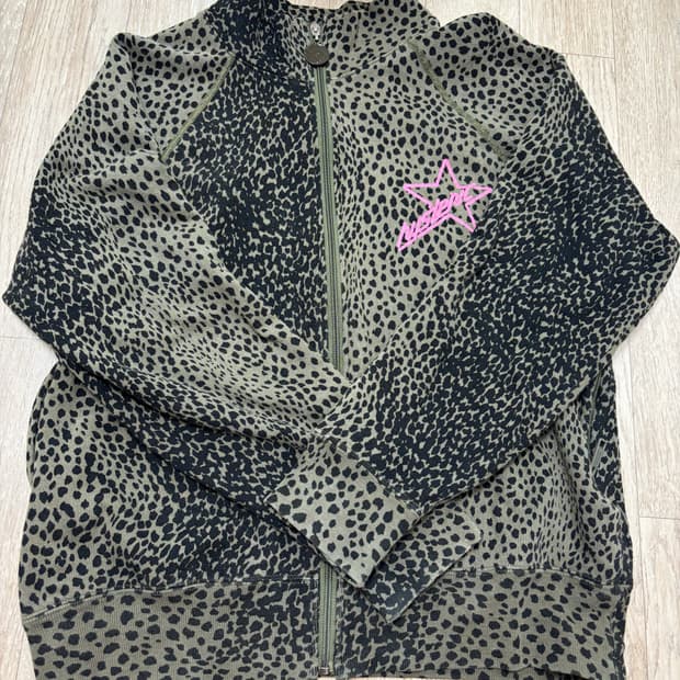 히스테릭 글래머 레오파드 집업