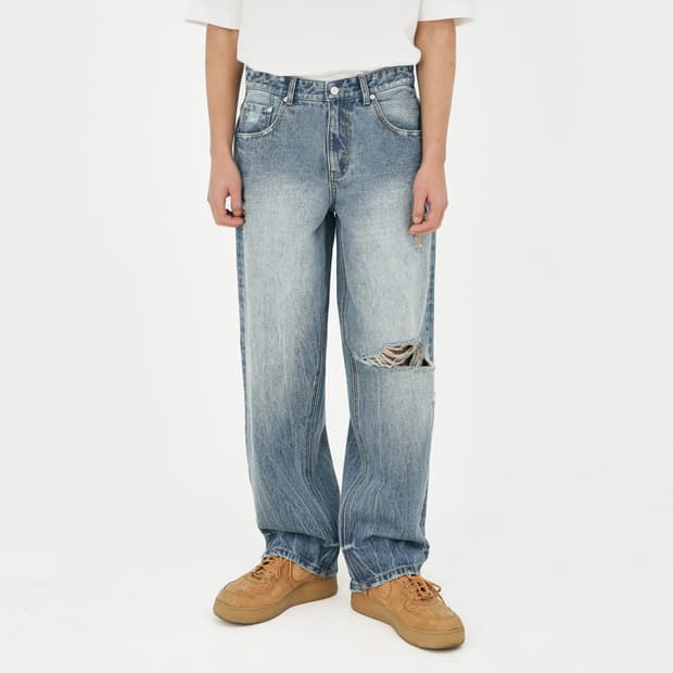 ZARA 디스트레스 데님 32