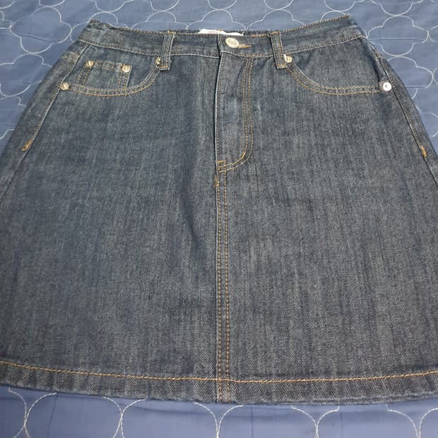 오디너리홀리데이 생지 데님 미니스커트 (F)
