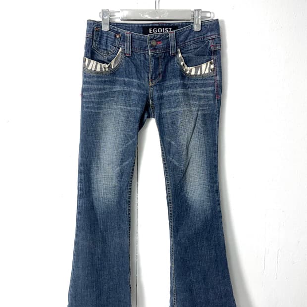 EGOIST boots cut denim pants