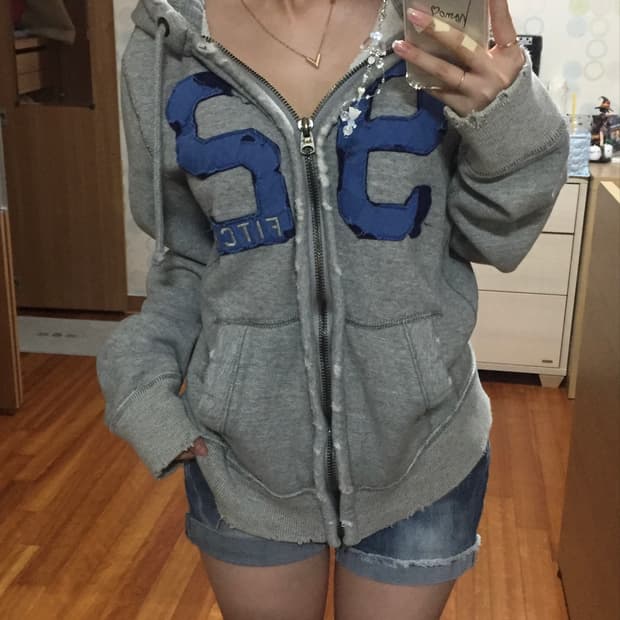 아베크롬비 92패치 후드집업