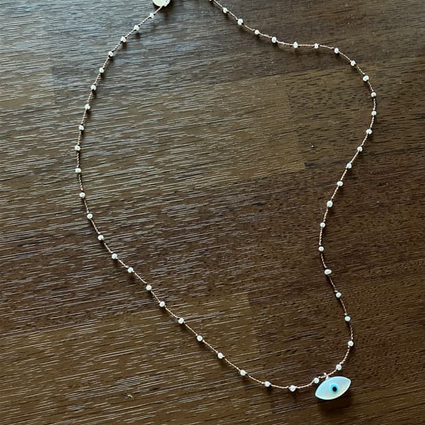 언더커버 / See real flower 목걸이