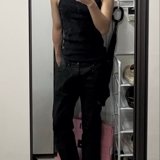 Y-3 요지야마모토 레터링 데님 YOHJI YAMAMOTO