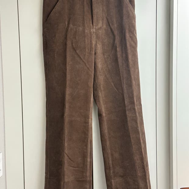[m] stu 코듀로이 와이드 팬츠