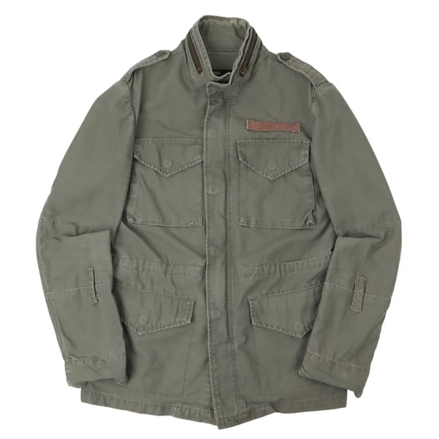 Hco1922 카키 밀리터리 필드 자켓