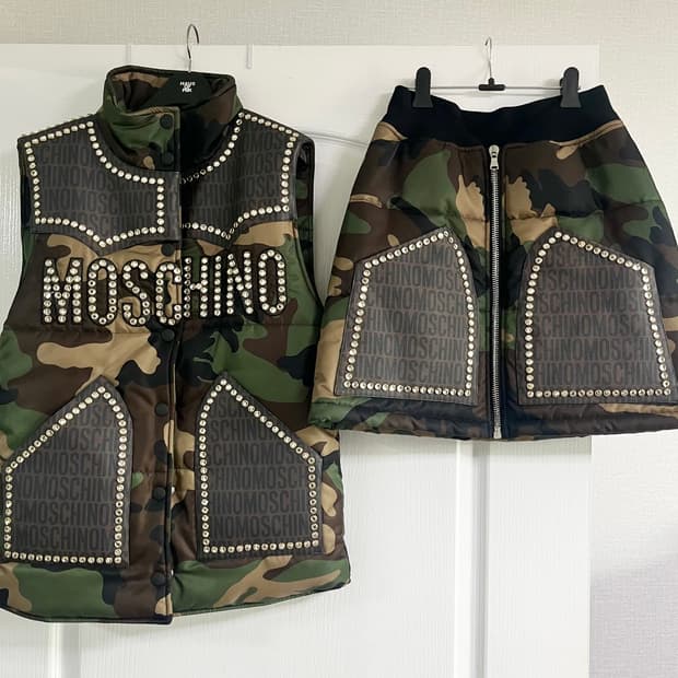 모스키노 카모 패딩 세트