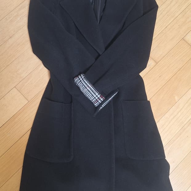 Soup 블랙 퍼 코트 (리즈리사깔)