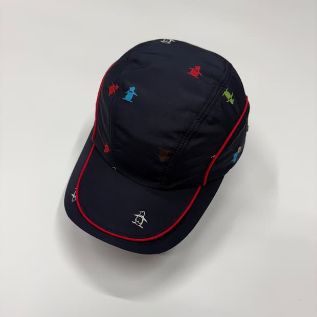 Munsingwear 먼싱웨어 펭귄 올오버 패턴 볼캡 모자