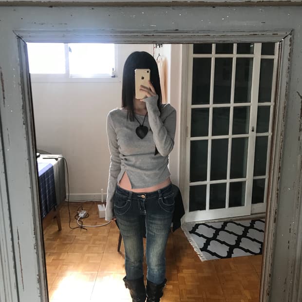 vintage denim capri pants