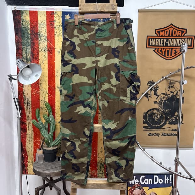M/R 00s 오리지날 U.S ARMY 우드랜드 컴뱃 카고팬츠 N2164