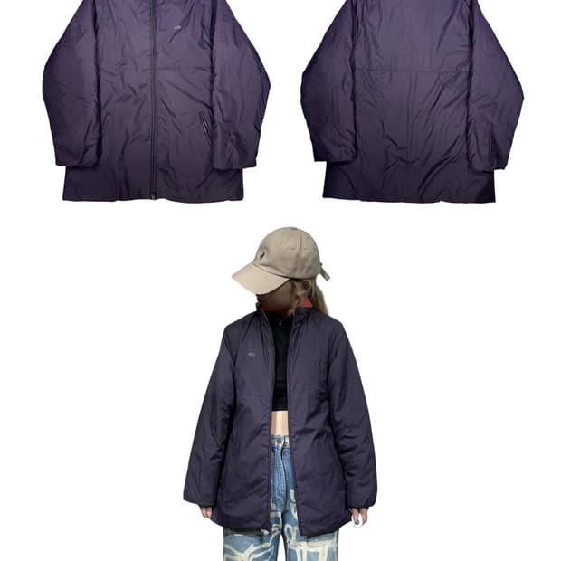 00s 나이키 퍼플 바람막이 자켓 M