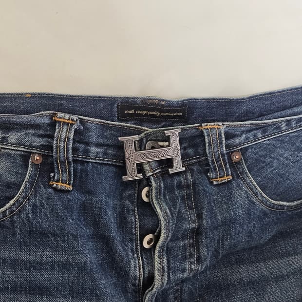 에르메스 투아렉 투아레그 925실버 버클 34mm, 크롬하츠