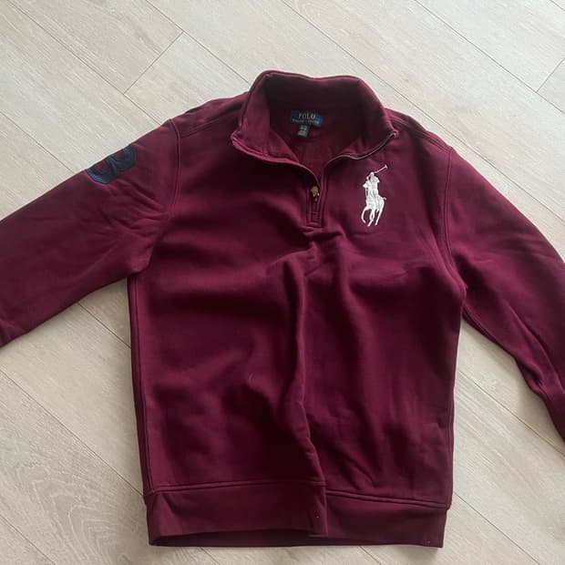 폴로 맨투맨 버건디