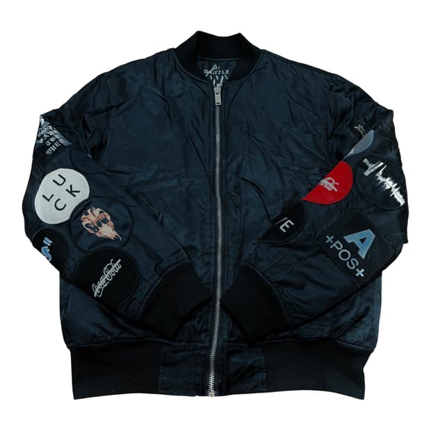 패치 포인트 MA-1 봄버 자켓(블랙색상)