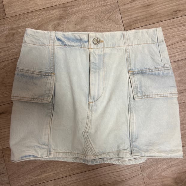 자라 연청 치마