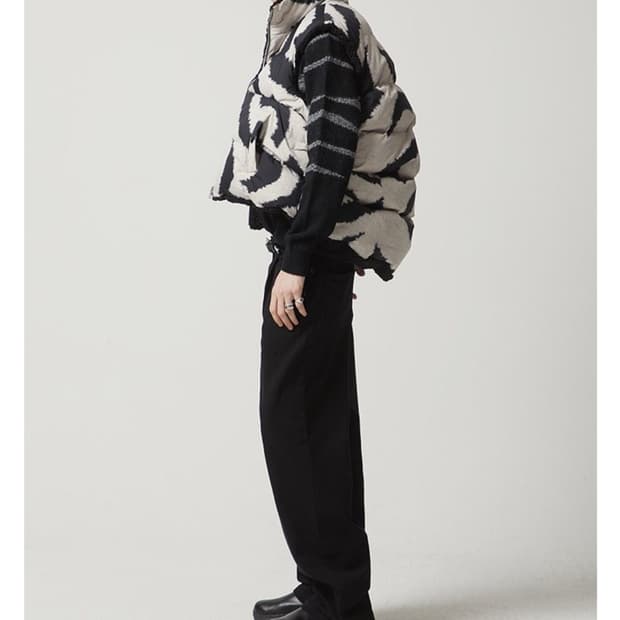 이로맨 iro 구스 다운 양면 패딩 M