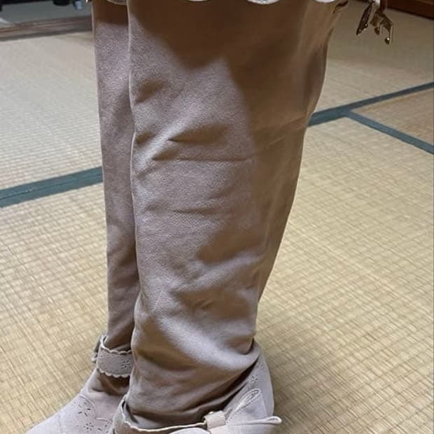 라떼갸루 히메갸루 히메카지 리즈리사 리본 부츠 아가일니트 큐롯