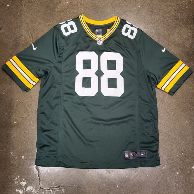 NFL 나이키 그린베이 패커스 반팔 유니폼