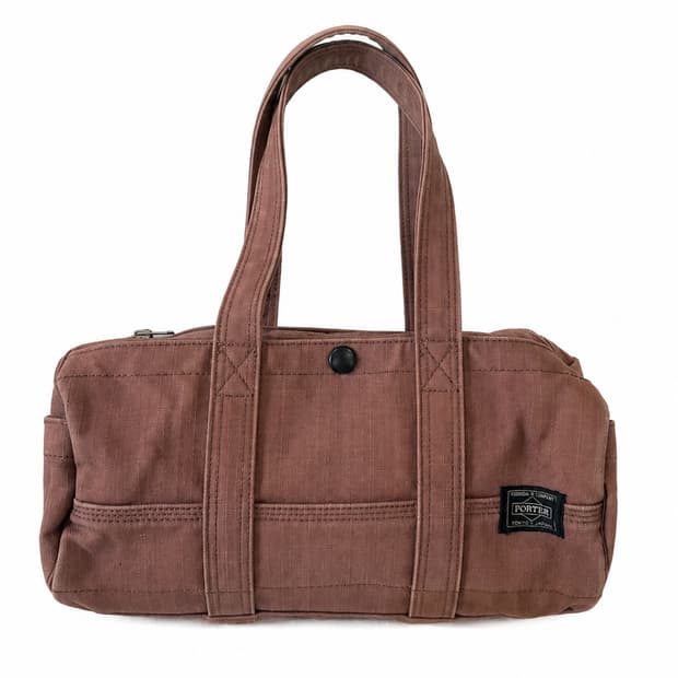 Porter twill cotton duffle bag 보스턴백