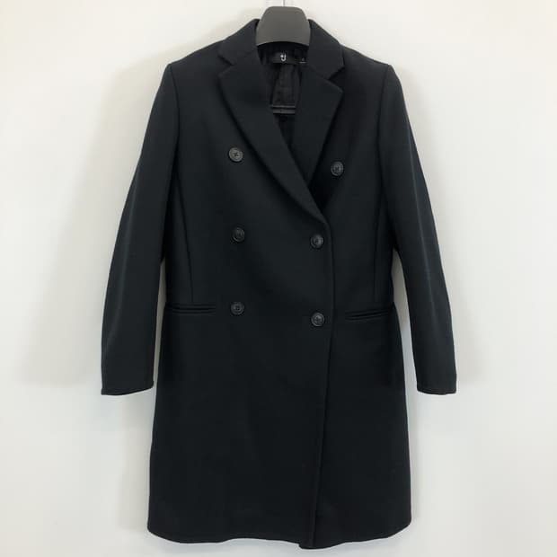 유니클로 질샌더 더블 브레스트 울코트 S