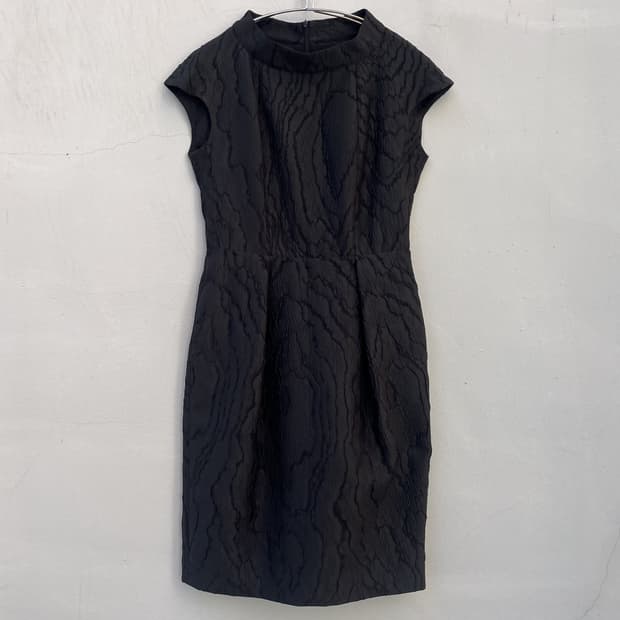 maxmara 자카드 미디 원피스 