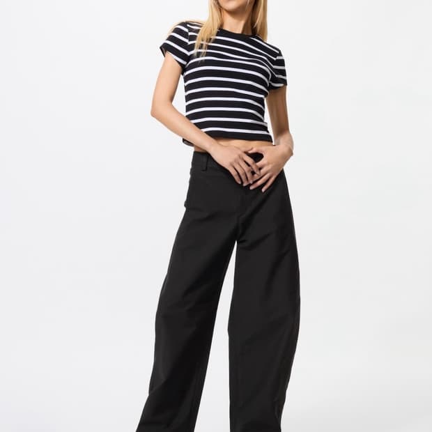 유니클로 저지배럴래그팬츠 L (새상품)