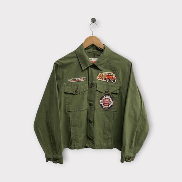 Jeep 와펜 밀리터리 자켓 Free