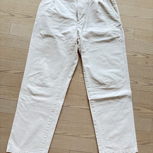 러프사이드 Elastic Fatigue Pants 아이보리