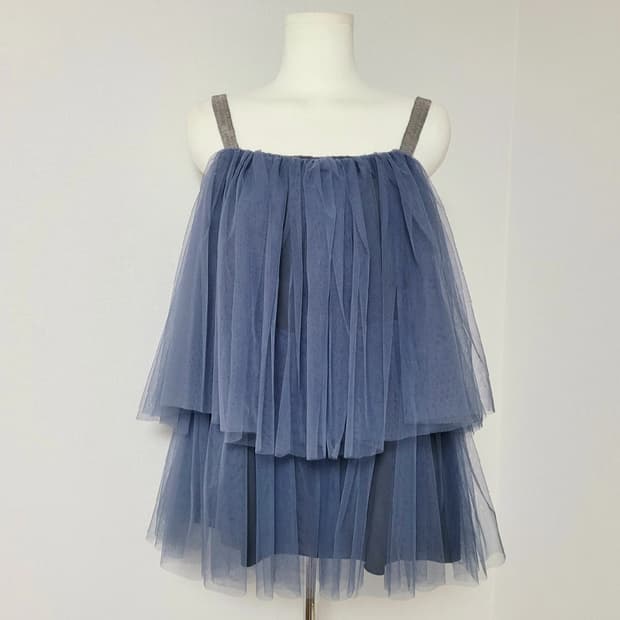 브루넬로 쿠치넬리 모닐리스트랩 샤 탑 레이어드 블라우스 (55/표기M)