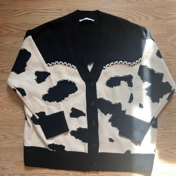 [ZARA] 자라 자수 패턴 가디건