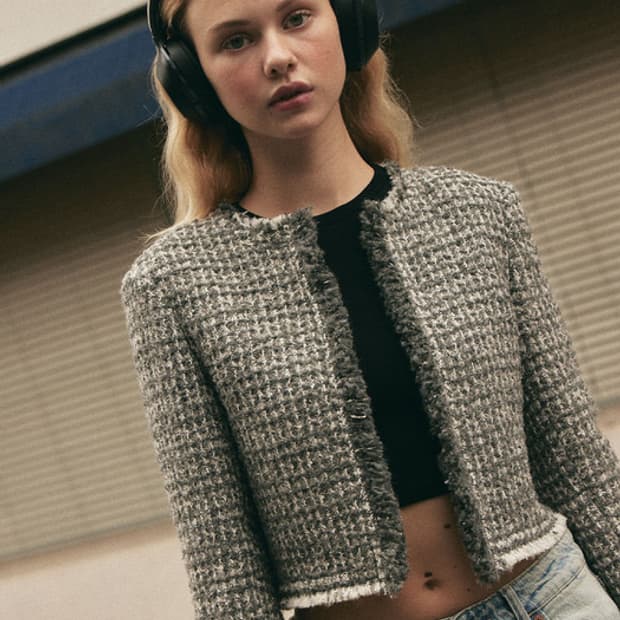 레어01 Essential Jacket - Foggy Tweed/Gray