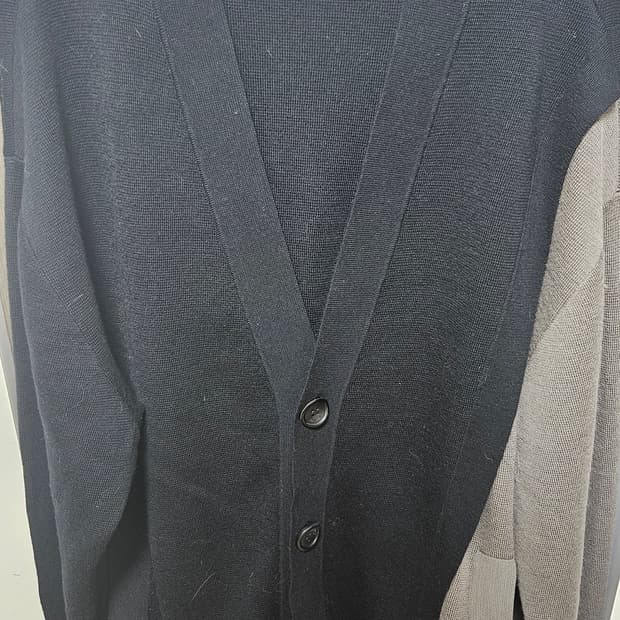 송지오 블랙/그레이 가디건