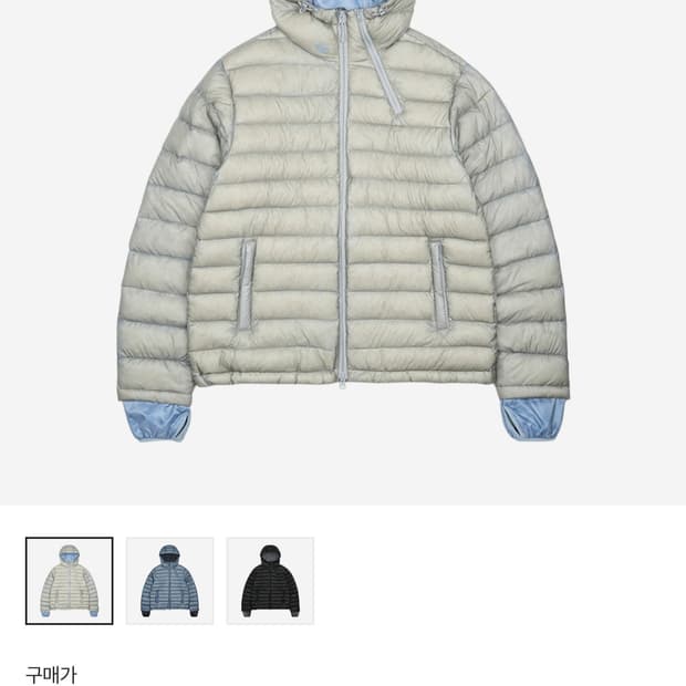 [4] 25FW 산산기어 서픽스 푸퍼 자켓 그레이