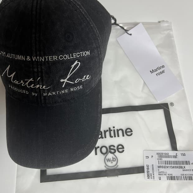 마틴로즈 시그니쳐 워시드 블랙