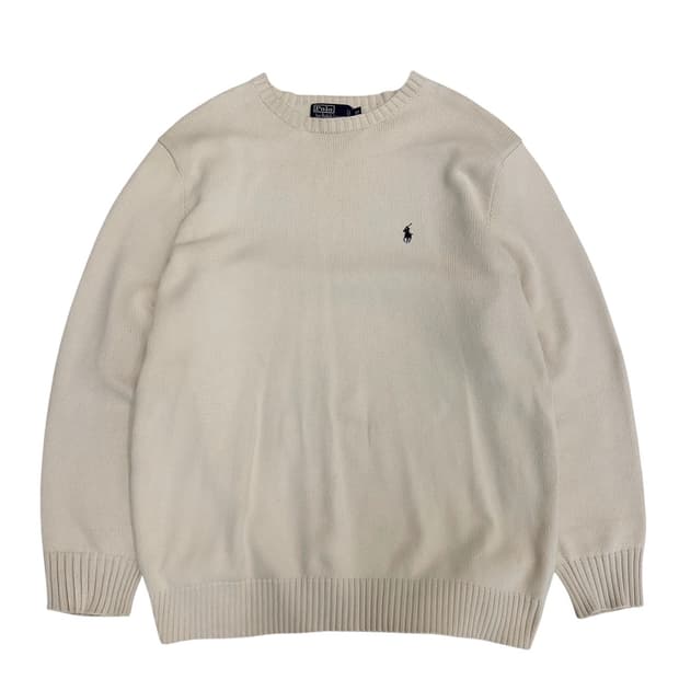 00s 폴로 코튼니트 아이보리 (XL) 