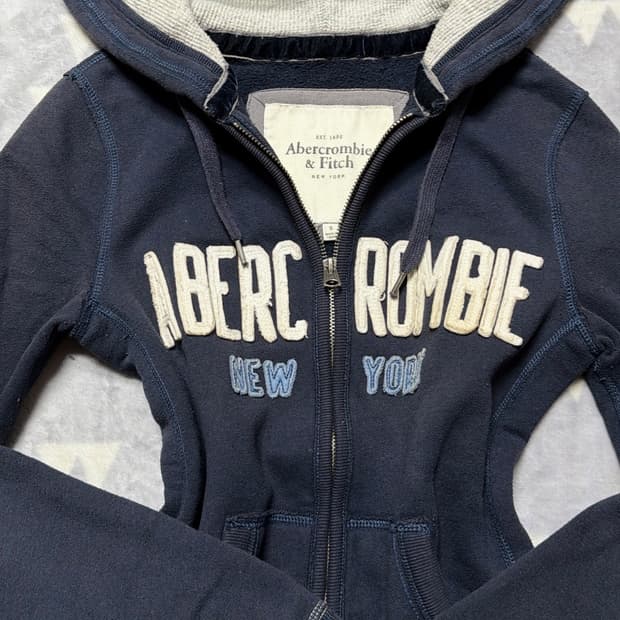 아베크롬비 딱붙핏 투웨이 후드집업