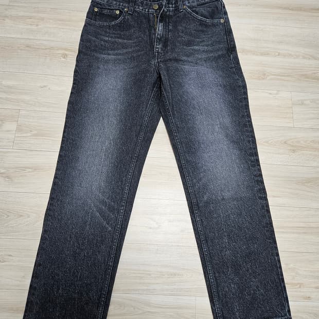 모드나인 흑청 블랙 데님 30사이즈