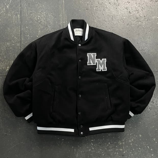 100 노매뉴얼 바시티 자켓