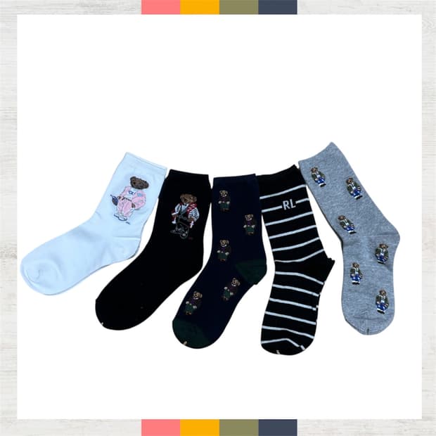 [새상품]폴로 랄프로렌 베어 여성 양말 세트
