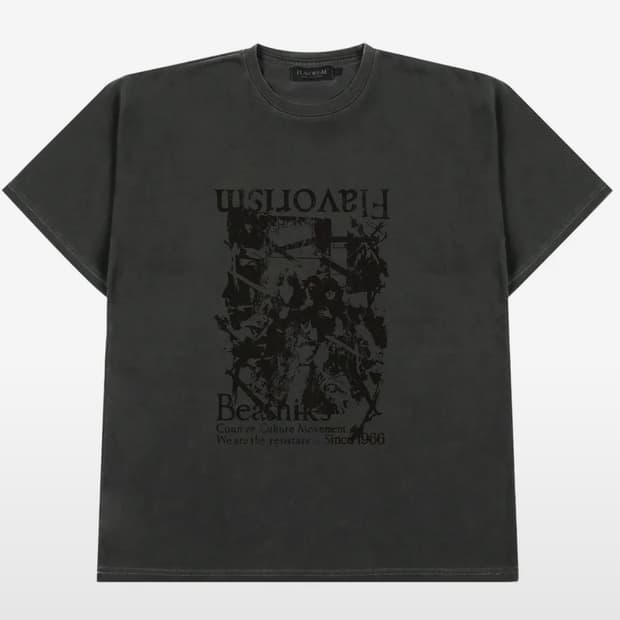 플레이버리즘 비트닉 빈티지 피그먼트 티셔츠