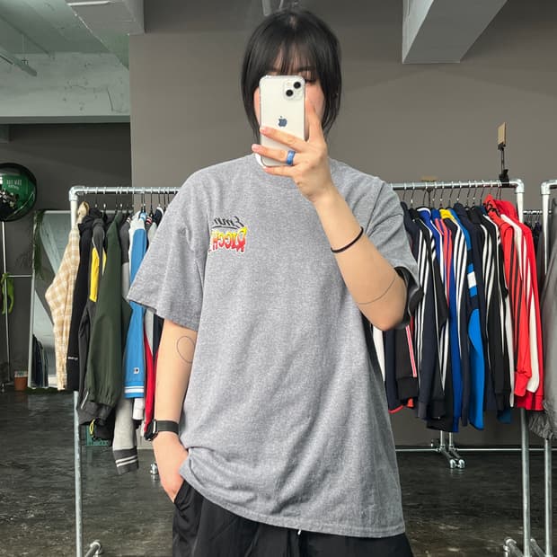 빈티지 프린팅 반팔 티셔츠