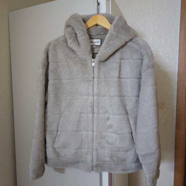 폴앤조 후드 퍼 자켓