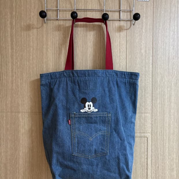 리바이스 데님 에코백