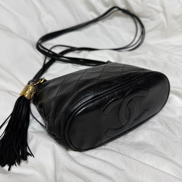 (정품 보증서) 샤넬 미니 크로스백 블랙