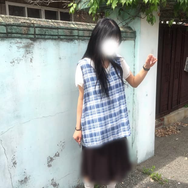 빈티지 여름 코디 세트 모리걸 하구미 레이어드 코티지코어