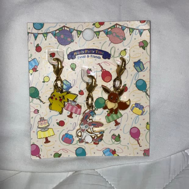 포켓몬 Happy Party Time 키링 3종 세트