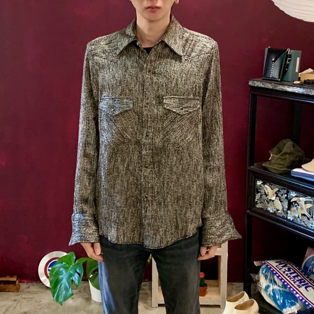 bed j.w. ford 글리터 웨스턴 셔츠