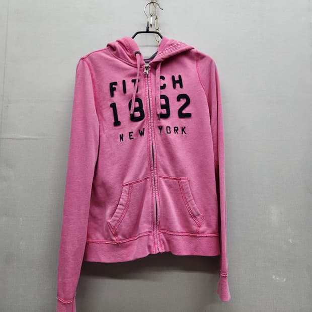 아베크롬비 Y2K 빅로고 후드집업 S(S)