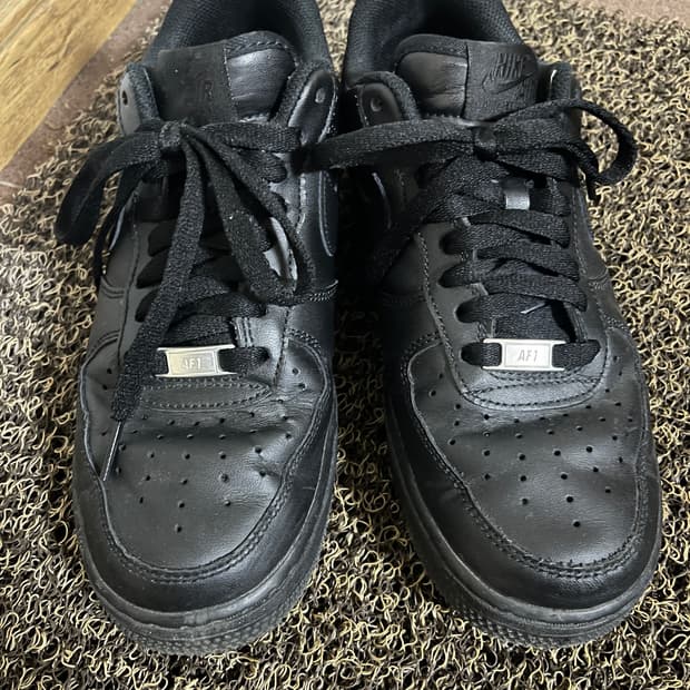 나이키 에어포스 올검 블랙 255